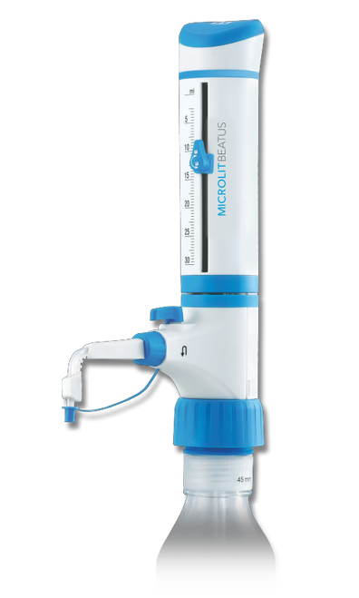 Bottle Top Dispenser With Recirculating Valve , Volume Range 10ml - 100ml