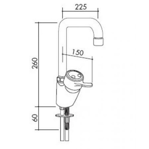 [63 -125225-SA-clinical] TOF 1000/210 - Laboratory lever mixer